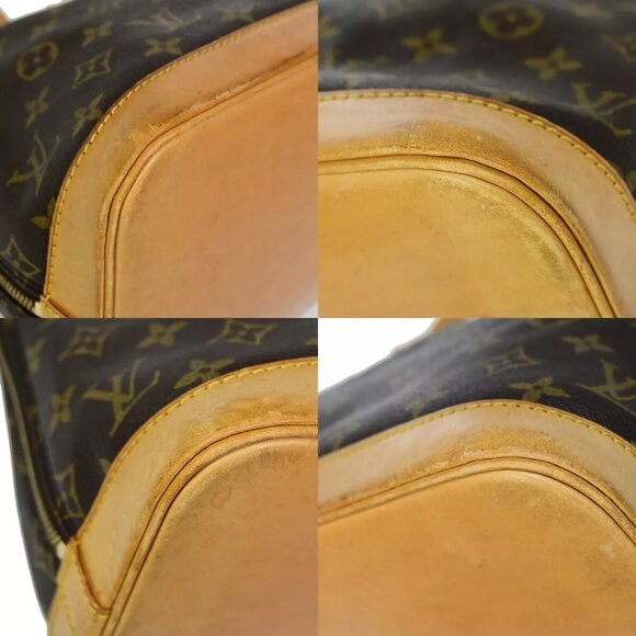 LOUIS VUITTON LV Logo Alma Hand Bag Monogram Leather Brown France - Picture 6 of 16